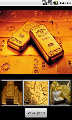 Run android online APK Gold bar Wallpaper from MyAndroid or emulate Gold bar Wallpaper using MyAndroid