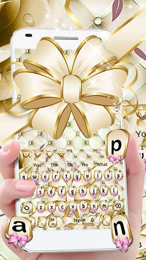 Emulate Android APK Gold Beautify Bow Keyboard Emulate Android APK Gold Beautify Bow Keyboard