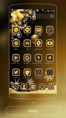 Emulate Android APK Gold Christmas 2016 Theme Emulate Android APK Gold Christmas 2016 Theme