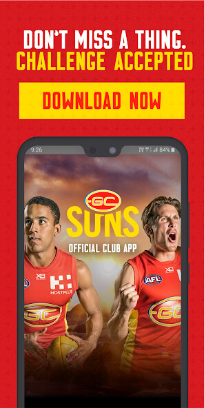 Emulate iPhone app Gold Coast SUNS Official App using MyAndroid Emulate iPhone app Gold Coast SUNS Official App using MyAndroid