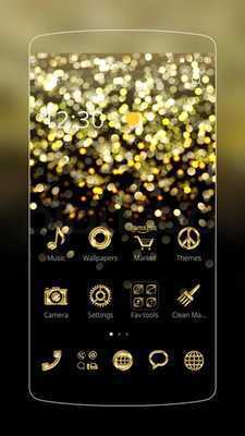 Emulate Android APK Gold Diamond Gliiter Theme