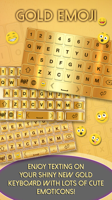 Emulate iPhone app Gold Emoji Keyboard Themes using MyAndroid Emulate iPhone app Gold Emoji Keyboard Themes using MyAndroid