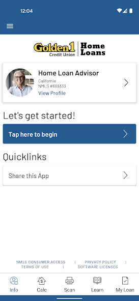 Run android online APK Golden 1 Home Loans from MyAndroid or emulate Golden 1 Home Loans using MyAndroid