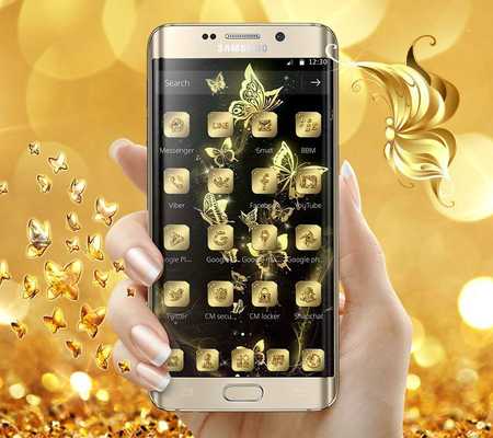 Emulate Android APK Golden Black Butterfly