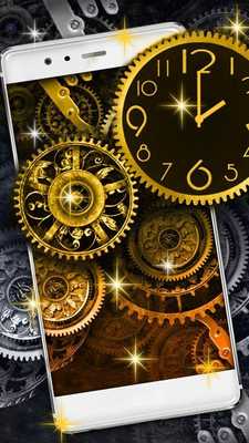 Emulate Android APK Golden Black Clock Live wallpaper Emulate Android APK Golden Black Clock Live wallpaper