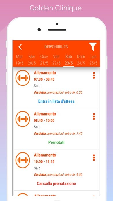 Emulate iPhone app Golden Clinique using MyAndroid