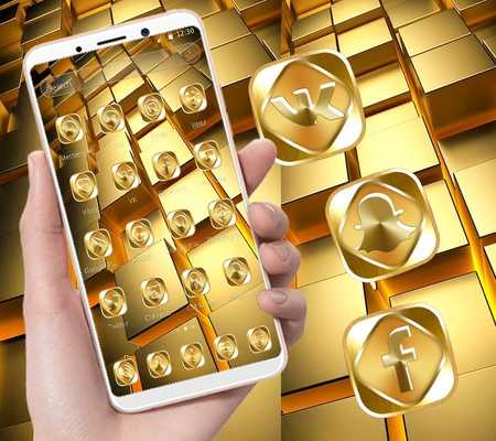 Emulate Android APK Golden Cube Theme Emulate Android APK Golden Cube Theme