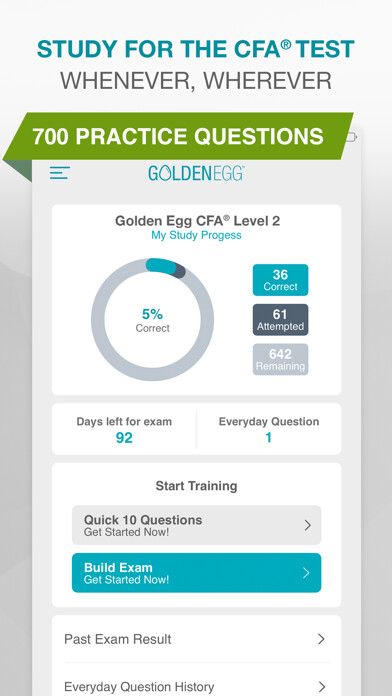 Emulate iPhone app Golden Egg CFA® Exam Level 2 using MyAndroid Emulate iPhone app Golden Egg CFA® Exam Level 2 using MyAndroid
