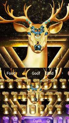 Emulate Android APK Golden elk Sparkling diamonds christmas keyboard Emulate Android APK Golden elk Sparkling diamonds christmas keyboard