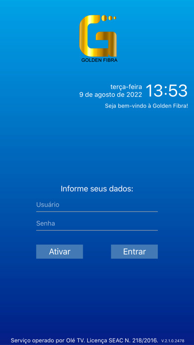 Emulate iPhone app Golden Fibra using MyAndroid Emulate iPhone app Golden Fibra using MyAndroid