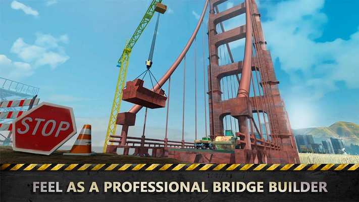 Emulate Android APK Golden Gate Bridge Builder Sim
