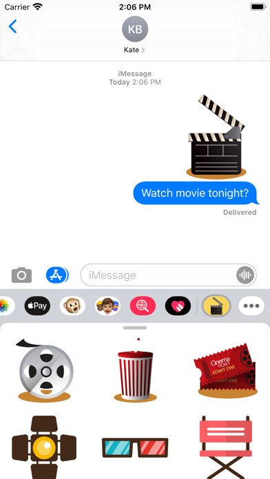 Emulate iPhone app Golden Movie Screen Stickers using MyAndroid Emulate iPhone app Golden Movie Screen Stickers using MyAndroid
