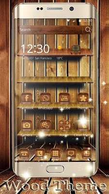 Emulate Android APK Golden Oak Wood Theme 4K Wallpaper Emulate Android APK Golden Oak Wood Theme 4K Wallpaper