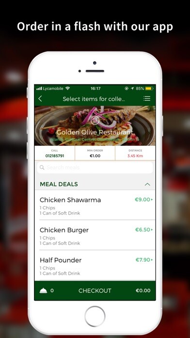 Emulate iPhone app Golden Olive Restaurant using MyAndroid Emulate iPhone app Golden Olive Restaurant using MyAndroid