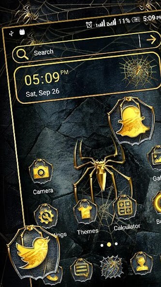 Run android online APK Golden Spider Theme Launcher from MyAndroid or emulate Golden Spider Theme Launcher using MyAndroid Run android online APK Golden Spider Theme Launcher from MyAndroid or emulate Golden Spider Theme Launcher using MyAndroid
