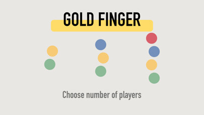 Emulate iPhone app Gold Finger - Reflex Party Game using MyAndroid