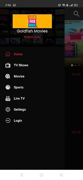 Run android online APK Goldfish Movies from MyAndroid or emulate Goldfish Movies using MyAndroid Run android online APK Goldfish Movies from MyAndroid or emulate Goldfish Movies using MyAndroid