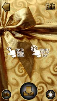 Emulate Android APK Gold Glitter Wallpaper HD