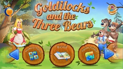 Emulate iPhone app Goldilocks & the 3 Bears Book using MyAndroid