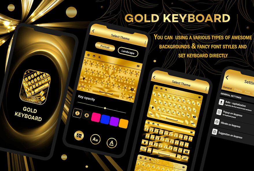 Emulate Android APK gold Keyboard Emulate Android APK gold Keyboard