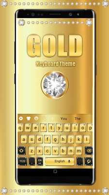 Emulate Android APK Gold Luxury Diamond Keyboard