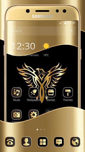 Emulate Android APK Gold Luxury Eagle Theme Emulate Android APK Gold Luxury Eagle Theme