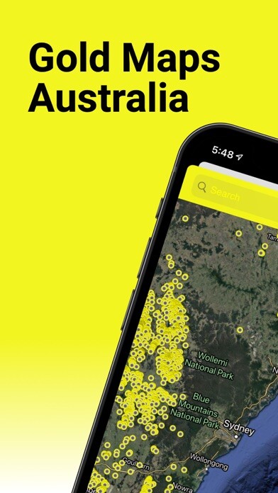 Emulate iPhone app Gold Maps using MyAndroid