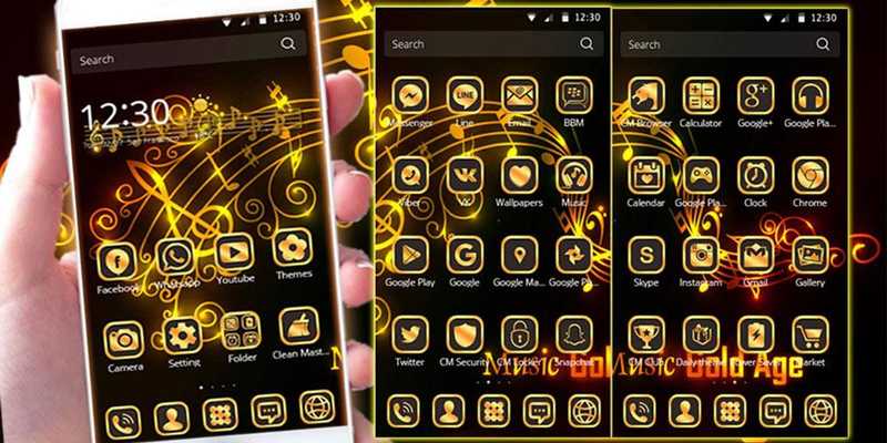 Emulate Android APK Gold Melody Theme Gold Music Emulate Android APK Gold Melody Theme Gold Music