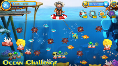 Emulate iPhone app Gold Miner on Secret Islands using MyAndroid