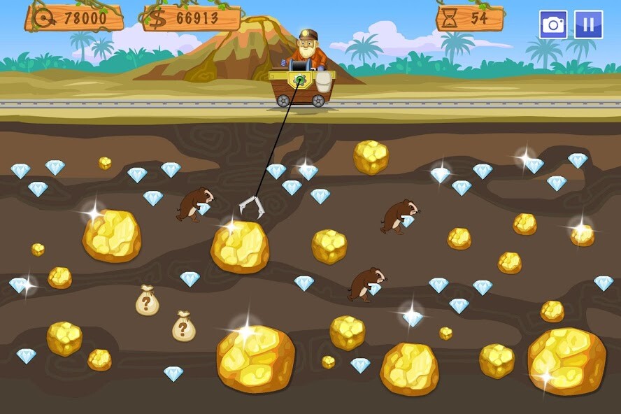 Run android online APK Gold Miner World Tour from MyAndroid or emulate Gold Miner World Tour using MyAndroid