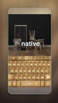 Emulate Android APK Gold Native Keyboard Theme Emulate Android APK Gold Native Keyboard Theme
