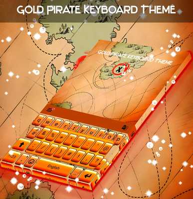 Emulate Android APK Gold Pirate Keyboard Theme