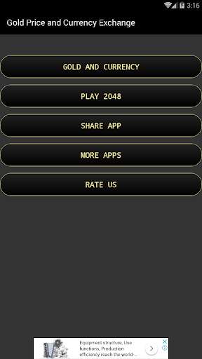Run android online APK Gold Price and Currency Exchange from MyAndroid or emulate Gold Price and Currency Exchange using MyAndroid