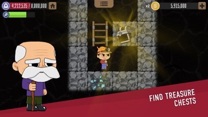 Emulate iPhone app Gold Rush - Dig Out Mine 2020 using MyAndroid