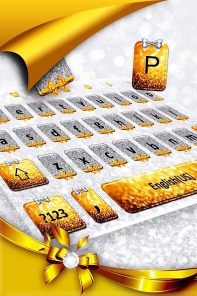 Run android online APK Gold  Silver Keyboard Theme from MyAndroid or emulate Gold  Silver Keyboard Theme using MyAndroid