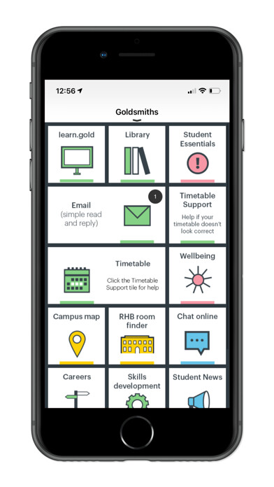 Emulate iPhone app Goldsmiths Student App using MyAndroid Emulate iPhone app Goldsmiths Student App using MyAndroid