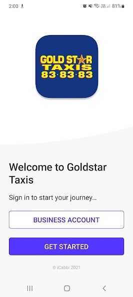 Run android online APK Goldstar Taxis from MyAndroid or emulate Goldstar Taxis using MyAndroid