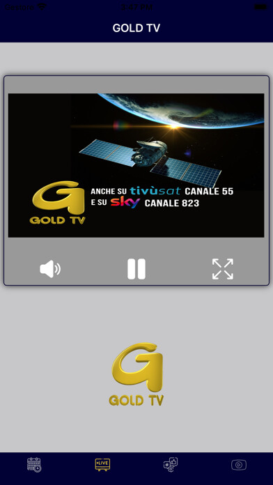 Emulate iPhone app Gold Tv using MyAndroid
