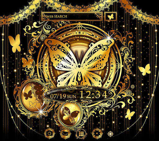Emulate Android APK Gold Wallpaper Gothic Butterflies Theme Emulate Android APK Gold Wallpaper Gothic Butterflies Theme
