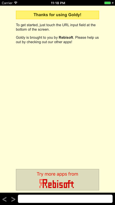 Emulate iPhone app Goldy using MyAndroid