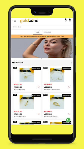 Run android online APK Gold Zone - Online Jewellery Store from MyAndroid or emulate Gold Zone - Online Jewellery Store using MyAndroid