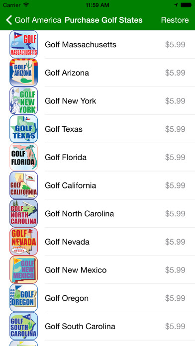 Emulate iPhone app Golf America using MyAndroid Emulate iPhone app Golf America using MyAndroid