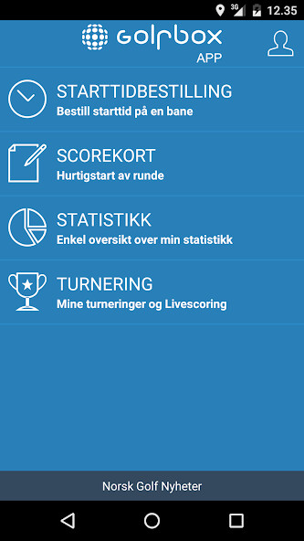 Run android online APK GolfBox NO from MyAndroid or emulate GolfBox NO using MyAndroid
