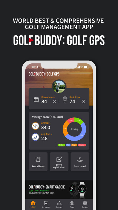 Emulate iPhone app GOLFBUDDY: GOLF GPS using MyAndroid