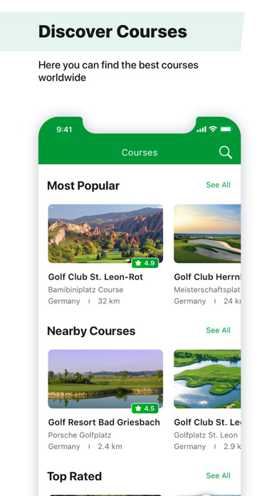 Emulate iPhone app GolfClix LITE using MyAndroid