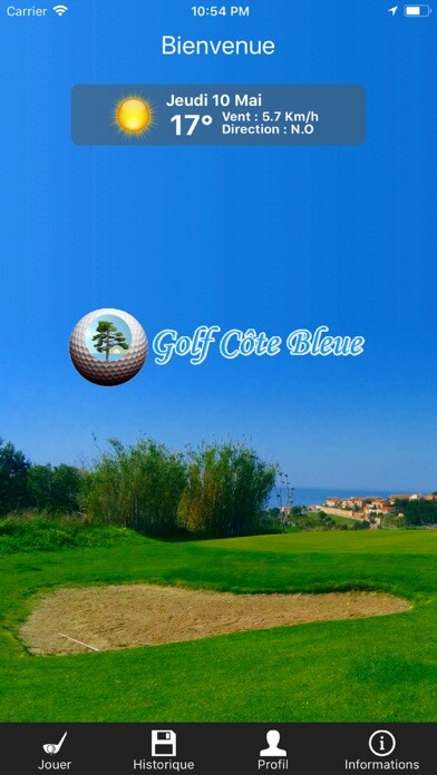 Emulate iPhone app Golf Cote bleue using MyAndroid Emulate iPhone app Golf Cote bleue using MyAndroid
