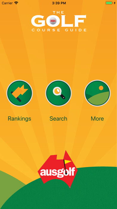 Emulate iPhone app Golf Course Guide Australian using MyAndroid