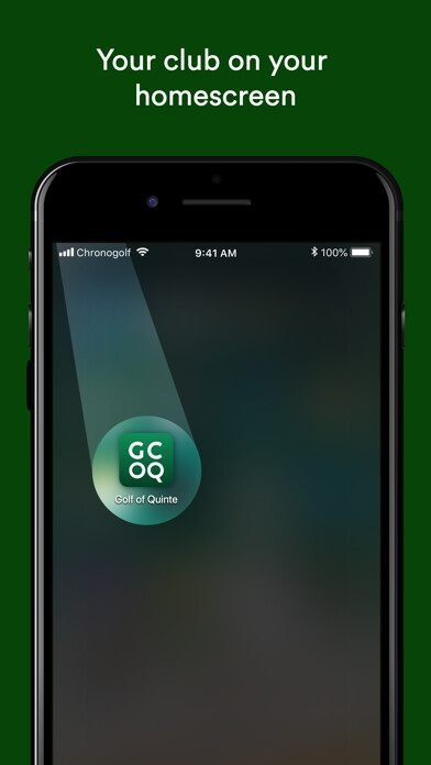 Emulate iPhone app Golf Courses of Quinte using MyAndroid