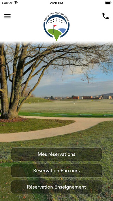 Emulate iPhone app Golf de Thionville Rive Droite using MyAndroid Emulate iPhone app Golf de Thionville Rive Droite using MyAndroid