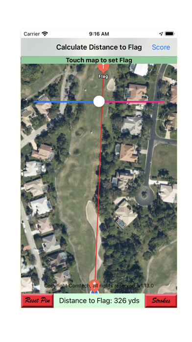 Emulate iPhone app Golf Distance to Flag using MyAndroid Emulate iPhone app Golf Distance to Flag using MyAndroid